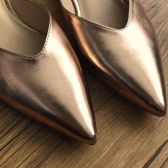 Rose Gold Slip Ons - Picture 2 of 4